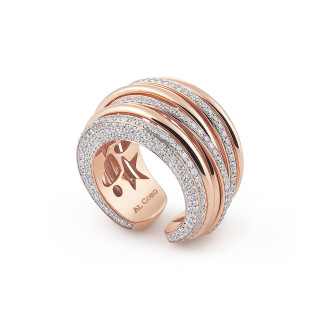 Rotgold, Ringe, Al Coro Mezzaluna Classic Ring, Ref: R6994R
