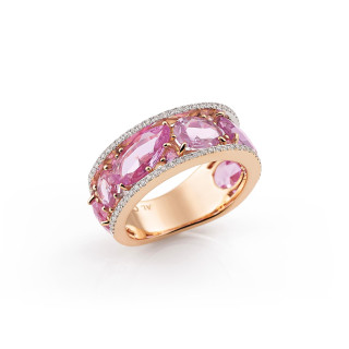 Roségold, Ringe, Al Coro Candy Ring, Ref: NR8361PSR