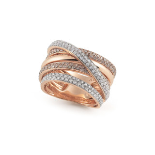 Roségold, Ringe, Al Coro Serenata Ring, Ref: NR9862R