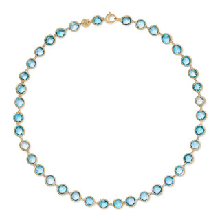 Gelbgold, Halsschmuck, Marco Bicego Jaipur Color Halskette, Ref: CB2975_TP01_Y_02