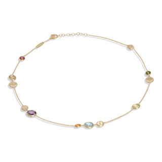 Gelbgold, Halsschmuck, Marco Bicego Jaipur Color Collier, Ref: CB1485 MIX01 Y