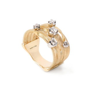 Gelbgold, Ringe, Marco Bicego Marrakech Ring, Ref: AG157_B7_YW_M5_55