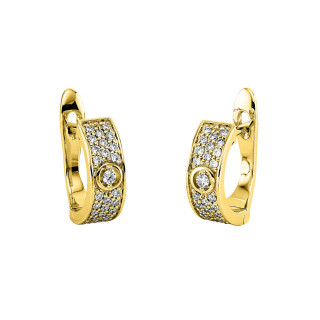 Gelbgold, Ohrringe, Becker Young Fashion Kollektion Creolen, Ref: 2K664G8-2