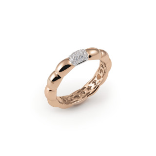 Roségold, Ringe, Al Coro La Piazza Ring, Ref: NR294RB