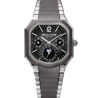 Damen- und Herrenuhr, Gerald Charles Masterlink Perpetual Calendar Fumé dial, Ref: ML11.0-TNBR-TNSB-BR00SR-TNDP