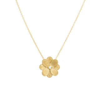 Gelbgold, Halsschmuck, Marco Bicego Petali Anhänger mit Halskette, Ref: CB2434_B_Y_02