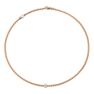 Roségold, Halsschmuck, FOPE Eka Flex'it Halskette, Ref: 73001CX_PB_R_XBX_050