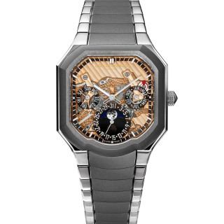 Damen- und Herrenuhr, Gerald Charles Masterlink Perpetual Calendar Sapphire Dial, Ref: ML11.0-TNBR-TNSB-SP31PS-TNDP