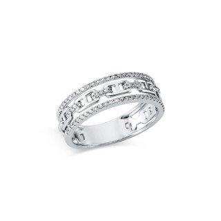 Weißgold, Ringe, Becker Young Fashion Kollektion Brillantring, Ref: 1AD20W452-1