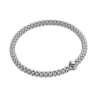 Weißgold, Armschmuck, FOPE Solo Flex'it Armband, Ref: 01M06BX_BB_B_XBX_00S