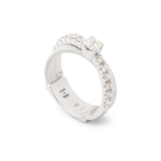 Weißgold, Ringe, Marco Bicego Masai Ring, Ref: AG330_B3_W_M5_54
