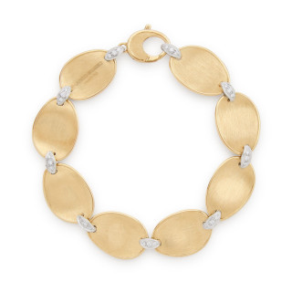 Gelbgold, Armschmuck, Marco Bicego Lunaria Diamonds Armband, Ref: BB2893_B_YW_Q6