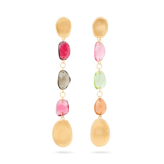 Gelbgold, Ohrringe, Marco Bicego Lunaria Color Ohrhänger, Ref: OB1900_TM01_Y_02