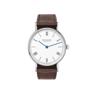 Damenuhr, NOMOS Glashütte Ludwig 33 Duo emailleweiß, Ref: 249