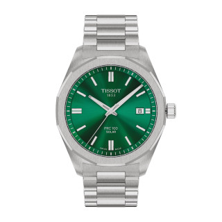 Damen- und Herrenuhr, Tissot PRC 100 Solar, Ref: T151.422.11.091.00