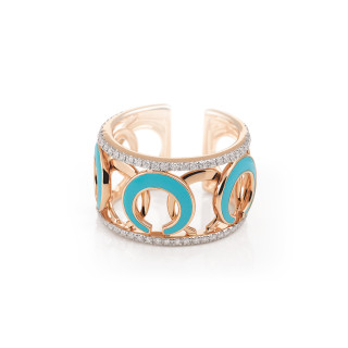 Roségold, Ringe, Al Coro Mezzaluna Ring, Ref: NR750TQWR