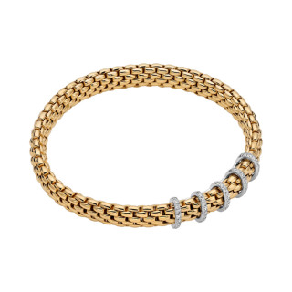 Gelbgold, Armschmuck, FOPE Vendôme Flex'it Armband , Ref: 59302BX_PB_G_XBX_0XS