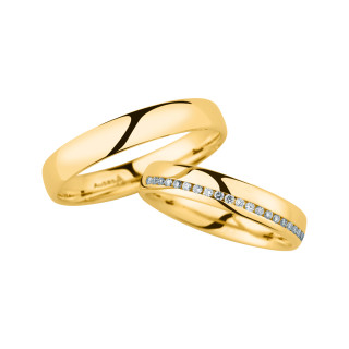 Gelbgold, Ringe, Christian Bauer Trauring-Set, Ref: 0246964-0020040