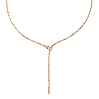Roségold, Halsschmuck, FOPE Verstellbare Aria Halskette mit Diamanten, Ref: 89003FX_BB_R_RRX_041