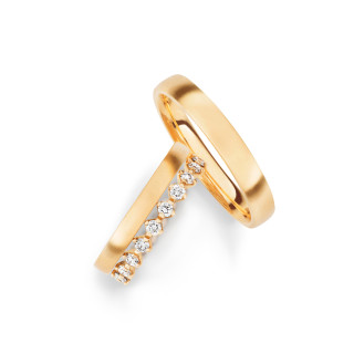 Roségold, Ringe, Max Kemper Trauringe, Ref: 70350_Triset_rose-70361