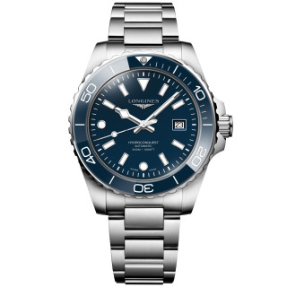 Damen- und Herrenuhr, Longines HYDROCONQUEST, Ref: L3.788.4.96.6