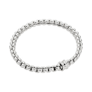 Weißgold, Armschmuck, FOPE Eka Flex'it Armband, Ref: 01M10BX_BN_B_XBX_00S