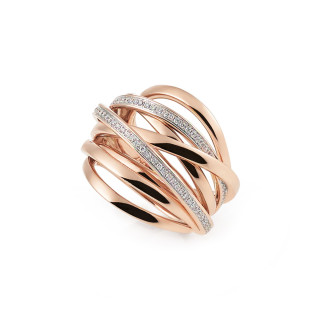 Roségold, Ringe, Al Coro Serenata Ring, Ref: NR954R