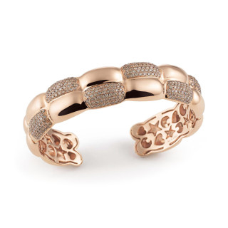 Roségold, Armschmuck, Al Coro La Piazza Armreif, Ref: NB581R