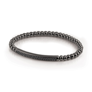 Weißgold, Armschmuck, Al Coro Stretchy Men Armband, Ref: A103B20