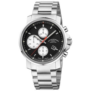 Damen- und Herrenuhr, Mühle Glashütte 29er Chronograph, Ref: M1-25-43-MB