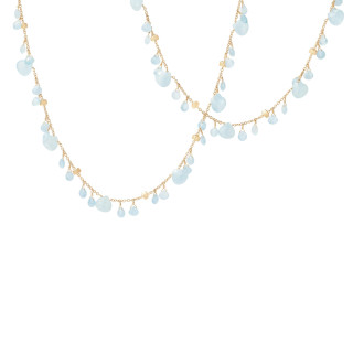 Gelbgold, Halsschmuck, Marco Bicego Paradise Halskette, Ref: CB2585_AQ01_Y_02