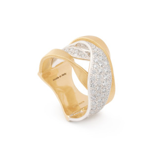 Gelbgold &amp;amp; Weißgold, Ringe, Marco Bicego Marrakech Ring, Ref: AG333_B1_YW_M5_58