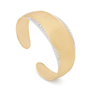Gelbgold, Armschmuck, Marco Bicego Lunaria Diamonds Armreif, Ref: SB125_B_YW_Q6
