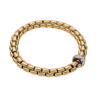 Gelbgold, Armschmuck, FOPE Eka Flex'it Armband, Ref: 60711BX_PB_G_XBX_00S