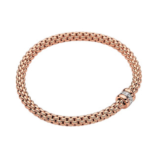 Roségold, Armschmuck, FOPE Solo Flex'it Armband, Ref: 62106BX_BB_R_RBR_0XL