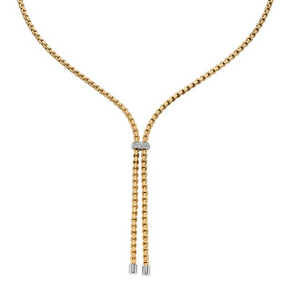 Gelbgold, Halsschmuck, FOPE Eka Halskette, Ref: 75501CX_BB_G_X4X_043