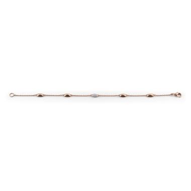 Armschmuck, Roségold, Al Coro La Piazza Armband
