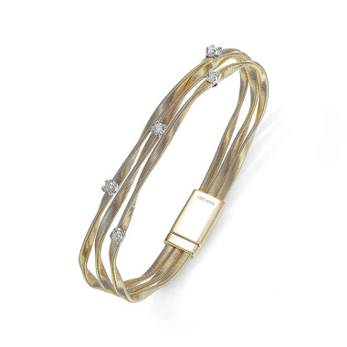 Armschmuck, Weißgold, Marco Bicego Marrakech Armband