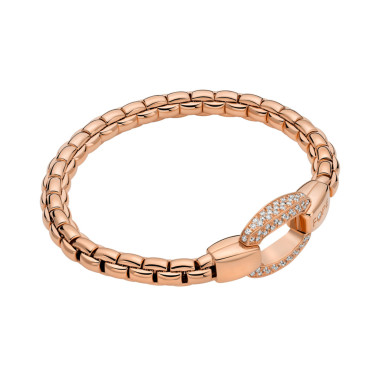         Roségold, Armschmuck, FOPE Eka Flex'it Armband mit Diamantpavé