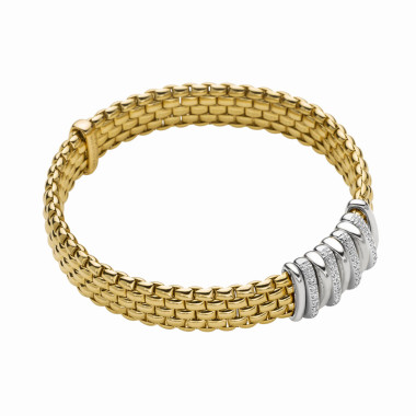         Gelbgold, Armschmuck, FOPE Panorama Flex'it Armband