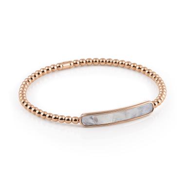 Armschmuck, Roségold, Al Coro Stretchy Armband