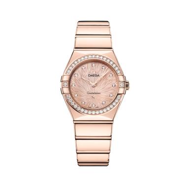 Damenuhr, Quarzwerk, Omega Constellation