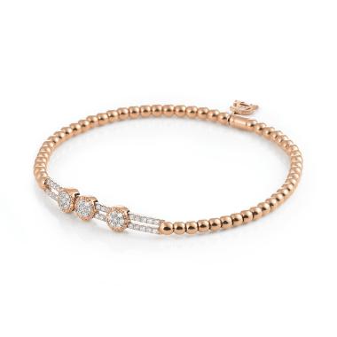 Armschmuck, Weißgold, Al Coro Stretchy Armband