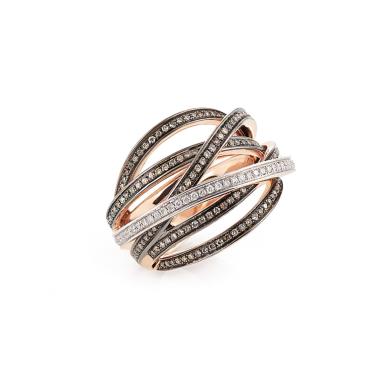 Ringe, Roségold, Al Coro Serenata Ring