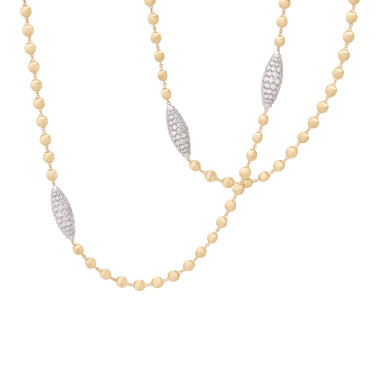 Halsschmuck, Gelbgold, Marco Bicego Afrika Alta Halskette