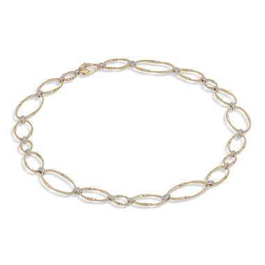         Gelbgold, Halsschmuck, Marco Bicego Marrakech Onde Halskette 
