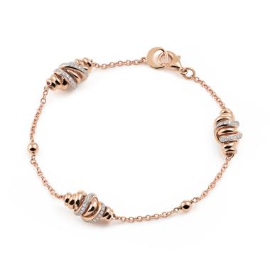 Armschmuck, Roségold, Al Coro Serenata Armband