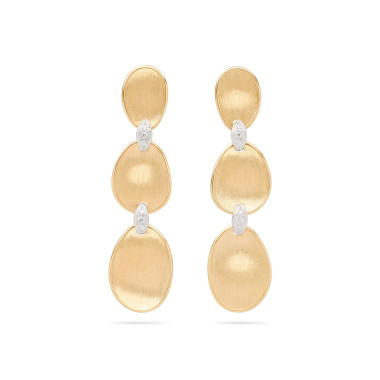 Ohrringe, Weißgold, Marco Bicego Lunaria Diamonds Ohrringe