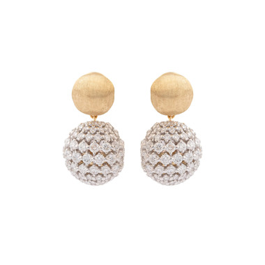 Ohrringe, Weißgold, Marco Bicego Africa Alta Ohrringe