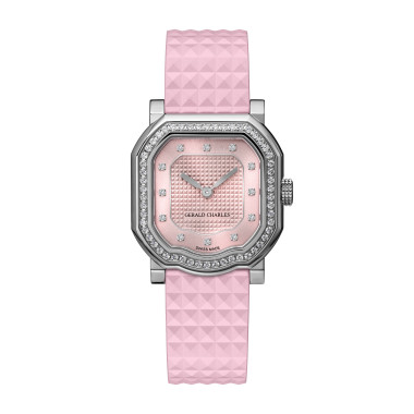         Damenuhr, Quarzwerk, Gerald Charles Mini Maestro Pink